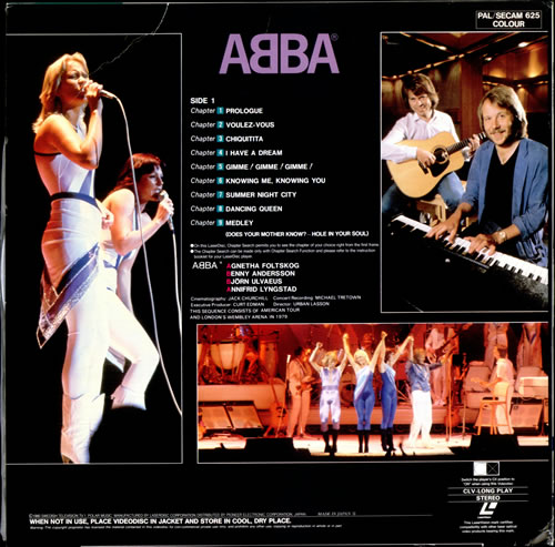 Abba In Concert Japanese laserdisc / lazerdisc (267546)